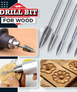 Alternative view of Wood Carving & Engraving Drill Bit Set