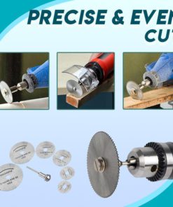 Alternative view of Disc Drill Blades and Mandrel (6Pcs Set)