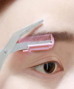 Eyebrow Trimmer Scissors With Comb