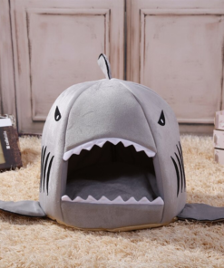 Shark Pet Cave Bed