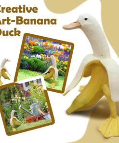Banana Duck Art Statue