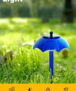 2021 New Solar Colorful Flashing Umbrella Garden Lawn Lamp