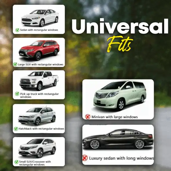 Universal Car Window Screen (2pcs set) - Image 6