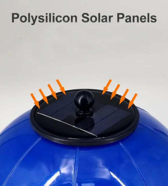 2021 New Solar Colorful Flashing Umbrella Garden Lawn Lamp - Image 9