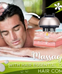 Massage With Hair Essential Oil Hair Comb