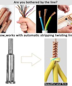 5-hole Universal Wire Stripping and Twisting Tool