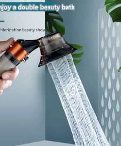 Handheld Shower Head with High Pressure ON/OFF Switch Triple Filtration And Water Saving