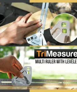 TriMeasure Multi Ruler With Leveler