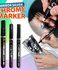 Mirror Silver Chrome Marker