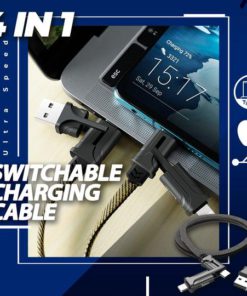 4 In 1 Ultra Speed Switchable Charging Cable