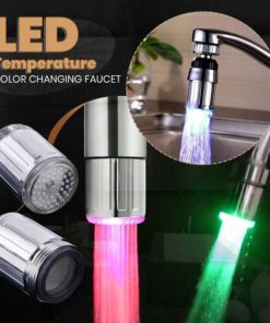 Alternative view of LED Temperature Color Changing Faucet
