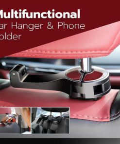 Multifunctional car car hook bracket and cell phone holder