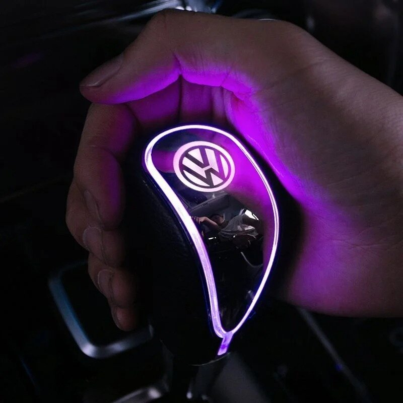 LED LIGHT CAR SIGN SHIFT KNOB