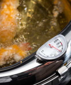 STAINLESS STEEL DEEP FRYING POT