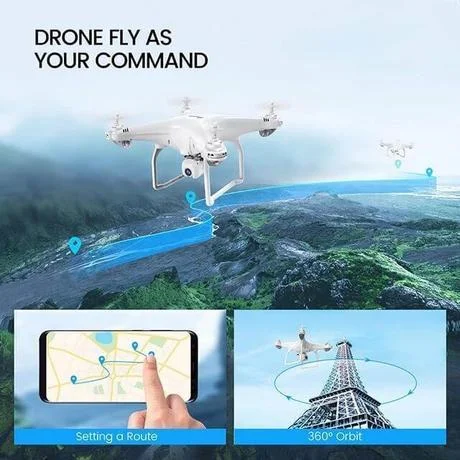 2021 Latest 4K Camera Rotation Waterproof Professional RC Drone - Image 8