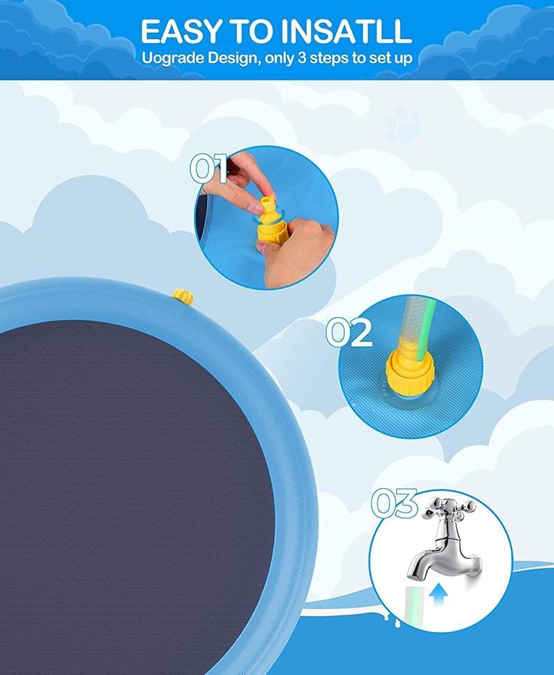 Dog Fountain Splash Mat