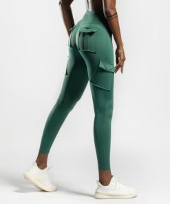SOLO CARGO LEGGINGS - DARK GREEN