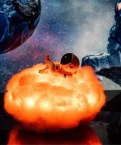 LitUp Resting Astronaut On Cloud RGB LED Lamp