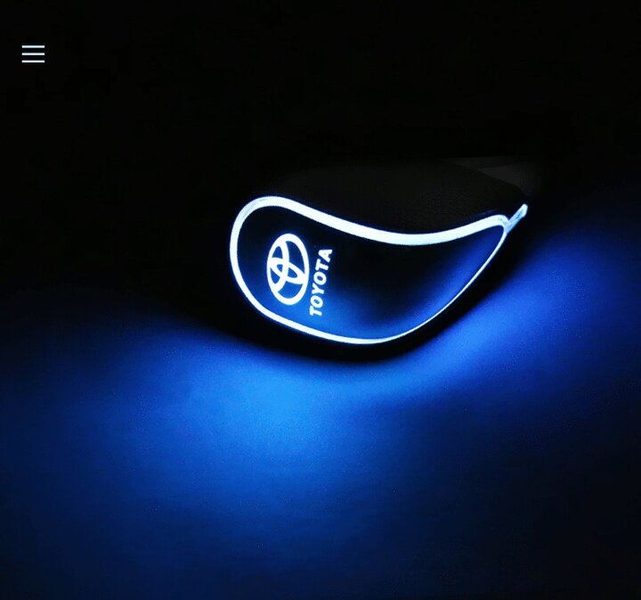  LED LIGHT CAR SIGN SHIFT KNOB