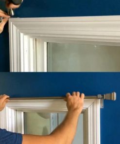 NO DRILL CURTAIN ROD BRACKETS HOLDERS