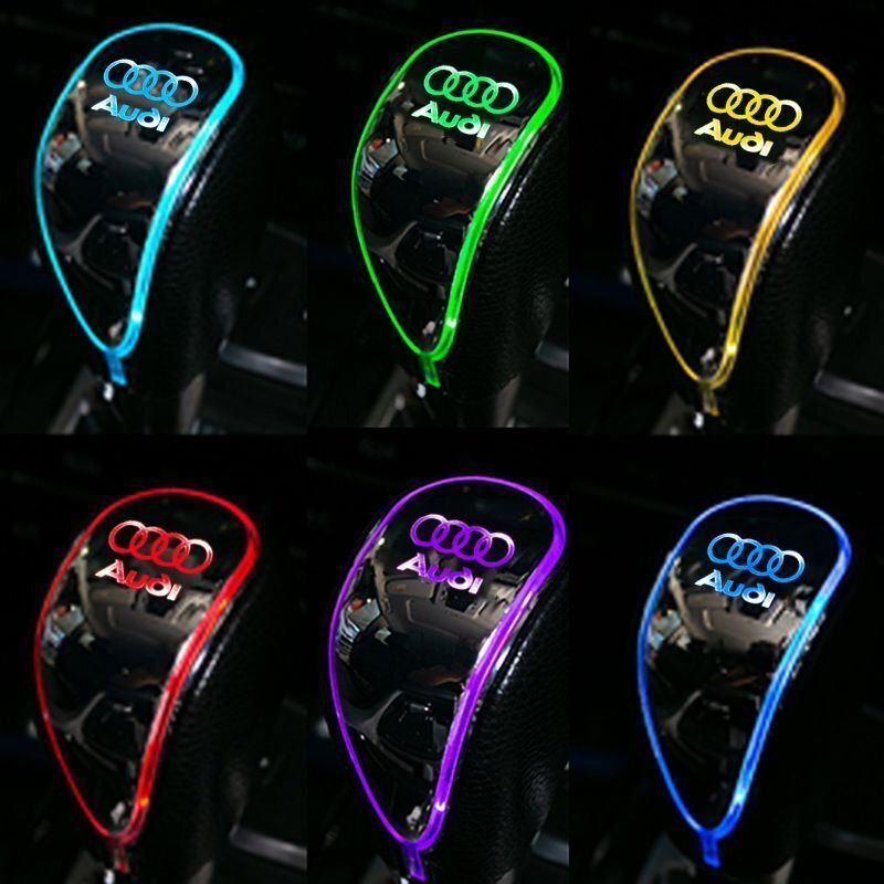  LED LIGHT CAR SIGN SHIFT KNOB