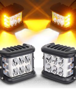 Alternative view of Dual Side Shooter Dual Color Strobe Cree Pods for Truck ATV Boat