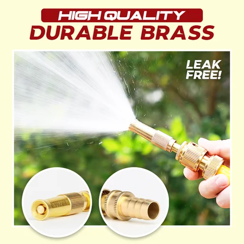 Adjustable High Pressure Bronze Water Nozzle - Image 5