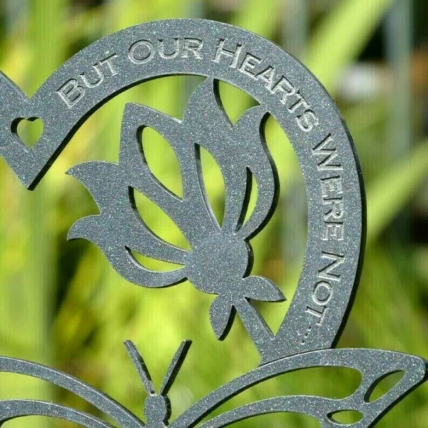 Memorial Gift Butterfly Ornament-Garden Memorial Plaque - Image 5