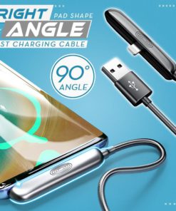 Right Angle Pad Shape Fast Charging Cable