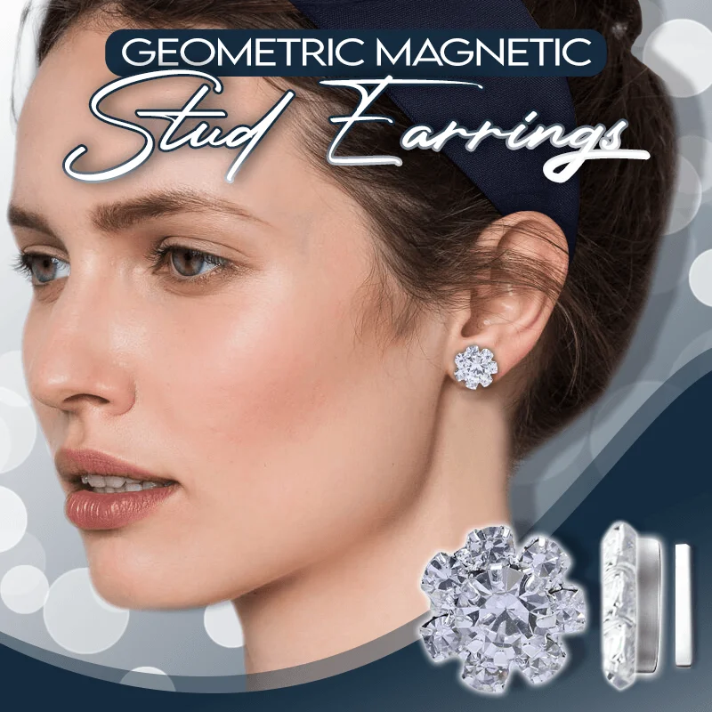 Geometric Magnetic Stud Earrings