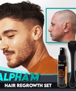 AlphaM Hair Regrowth Roller+Essence Set