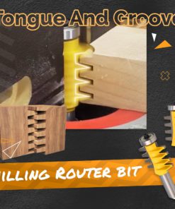 Tongue and Groove Milling Router Bit