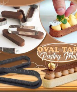Oval Tart Ring Pastry Mold (3pc Set)