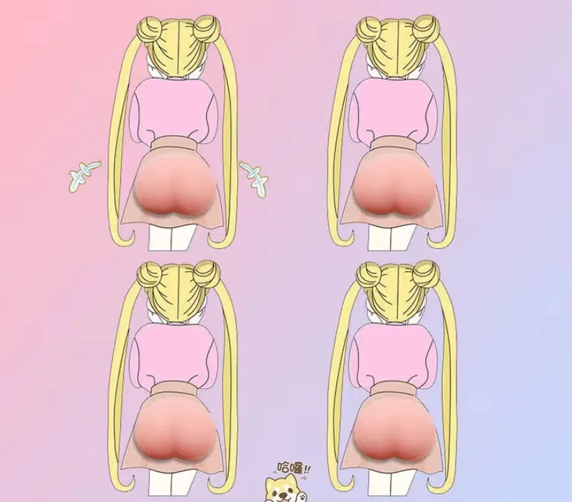 3D Butt car crash sticker-Prevent any noise from collisions (4pcs) - Image 11