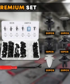 Alternative view of SecuredFix Car Push-Type Rivet Kit