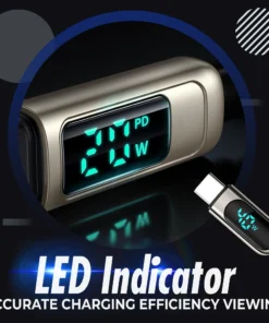 Alternative view of LED Indicator Titanium Flash Speed Charging Cable