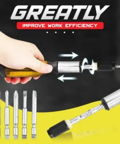 Alternative view of Automatic Spiral Ratchet ScrewDriver Set