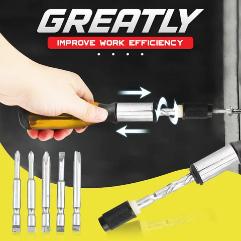 Automatic Spiral Ratchet ScrewDriver Set - Image 2