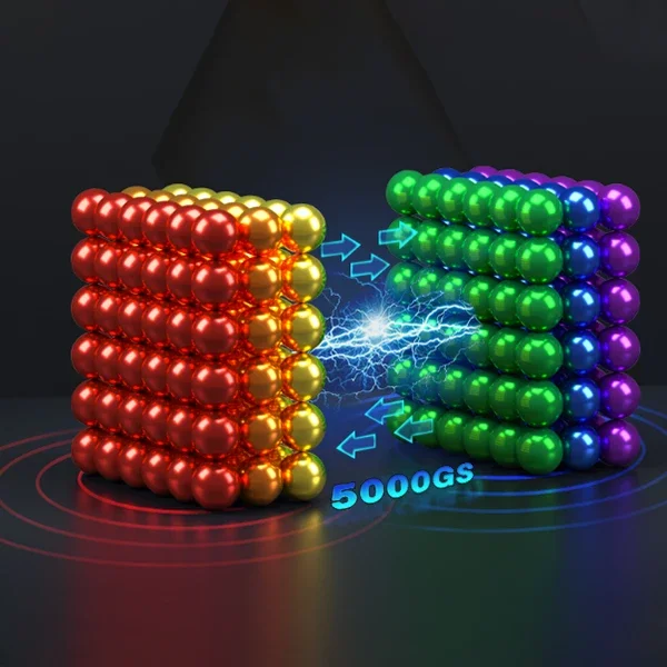 (🔥Summer Hot Sale – Save 50% OFF) Multi Colored DigitDots Magnetic Balls 216 Pcs - Image 2