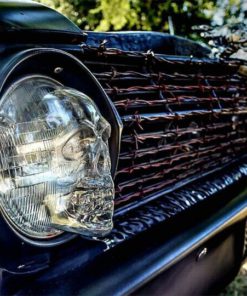 Skull headlight cover
