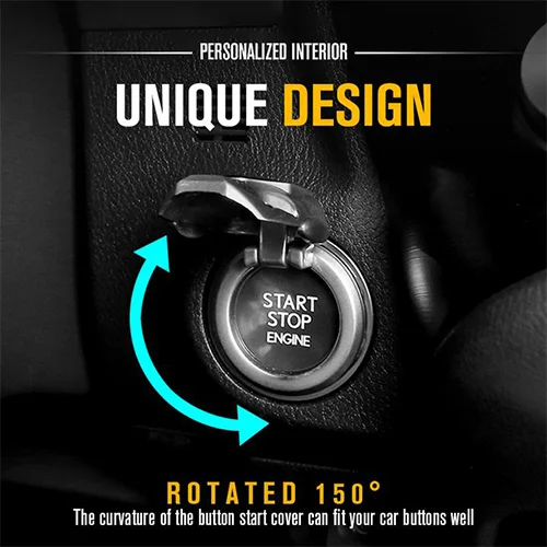 Zinc Alloy One-key Start Cover🚘Summer Sale - Image 30