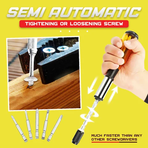 Automatic Spiral Ratchet ScrewDriver Set - Image 7