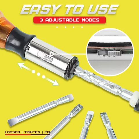 Automatic Spiral Ratchet ScrewDriver Set - Image 6