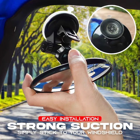 Adjustable Suction Cup Rearview Mirror - Image 5