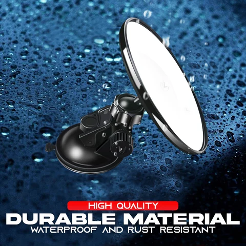 Adjustable Suction Cup Rearview Mirror - Image 2