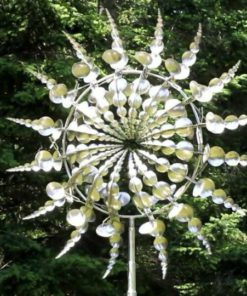 Wind powered kinetic sculpture & Magical Metal Windmill