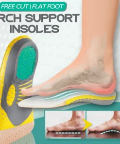 Free Cut Flat Foot Arch Support Insoles