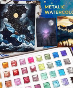 Metallic Watercolor Kit Set