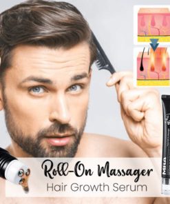Roll-On Massager Hair Growth Serum