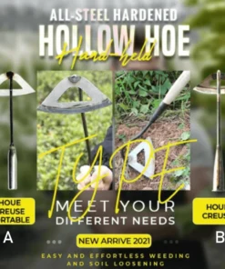 Alternative view of New All-Steel Hardened Hollow Hoe